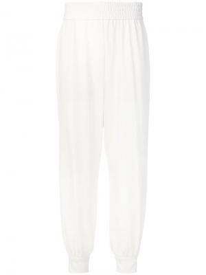 Зауженные брюки-шаровары Marc Jacobs. Цвет: белый