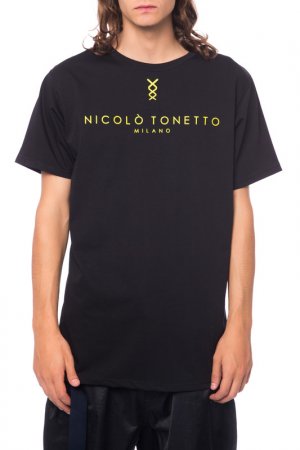 T-shirt NICOLO TONETTO. Цвет: black
