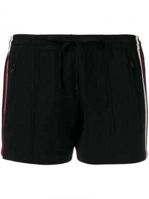 Короткие спортивные шорты Isabel Marant Étoile. Цвет: черный