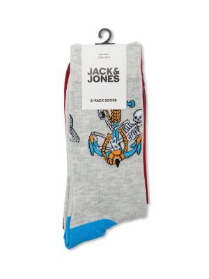 Комплект из 5 носков средней длины. Jack Jones, мультиколор & Jones