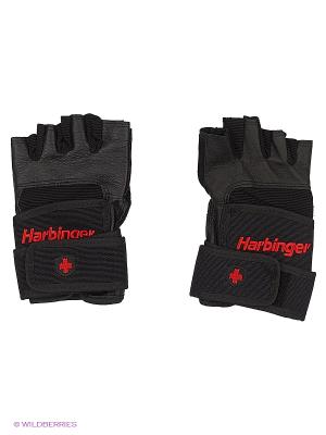 Перчатки Для Фитнеса Wristwrap HARBINGER. Цвет: черный