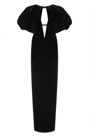 Платье из вискозы и шелка Rasario. Цвет: чёрный