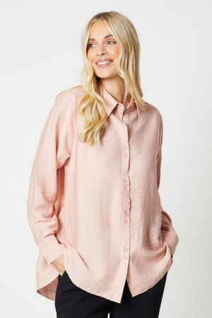 Маленькая рубашка на пуговицах , розовый Wallis