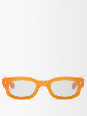Солнцезащитные очки whiskyclone из ацетата квадратной формы , оранжевый Jacques Marie Mage