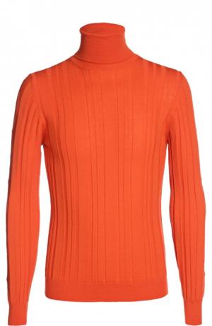 Вязаный пуловер Fabrizio Del Carlo. Цвет: коралловый