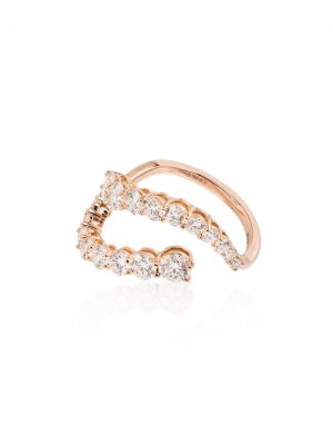 Золотое кольцо Aria Skye с бриллиантами Melissa Kaye. Цвет: металлик