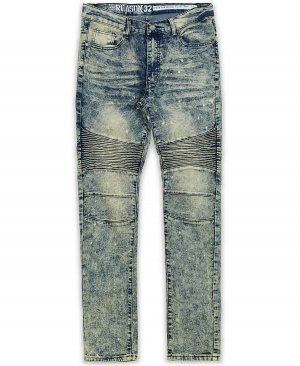 Мужские джинсы скинни больших и высоких размеров в стиле кэч-ап Reason