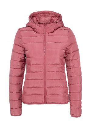 Куртка утепленная Jacqueline de Yong. Цвет: розовый