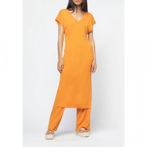 Платье, размер XS, оранжевый Max & Moi. Цвет: оранжевый