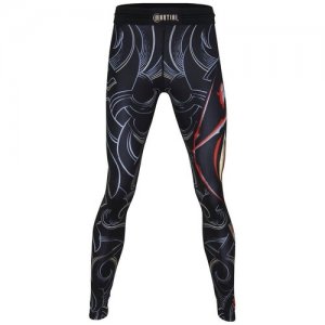 Компрессионные штаны Sagitarius MSP-130 S Athletic pro.. Цвет: черный