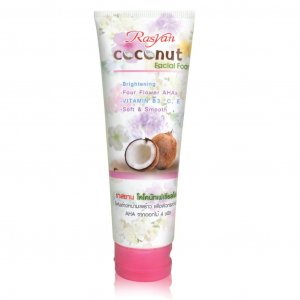 ISME Rasyan Coconut Facial Foam, Нежная пенка для лица с органическим кокосовым маслом, 100 г - Тайский