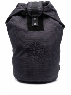 Рюкзак с логотипом Compass Stone Island. Цвет: синий