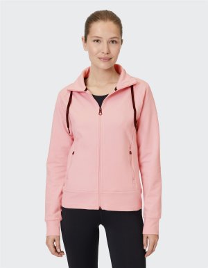 Уютная куртка для тренировок с воротником-стойкой , розовый Venice Beach