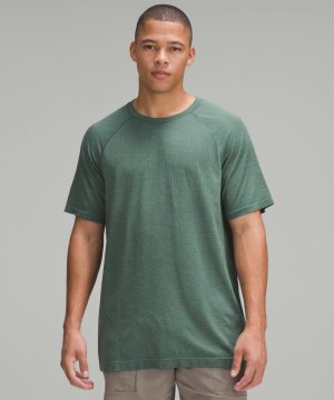 Рубашка с короткими рукавами Metal Vent Tech , зеленый Lululemon