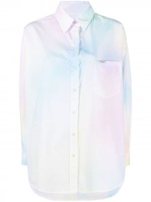 Рубашка с принтом тай-дай Forte Dei Marmi Couture. Цвет: розовый