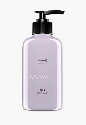 Маска для волос Malle РИО блеска и питания окрашенных волос, 300 мл. Цвет: фиолетовый