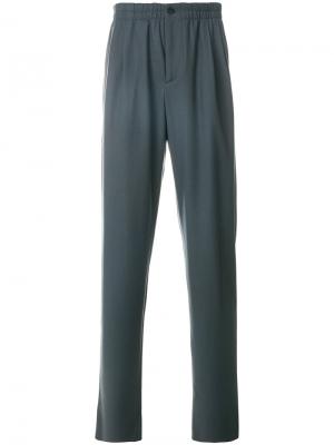 Классические спортивные брюки Giorgio Armani. Цвет: серый