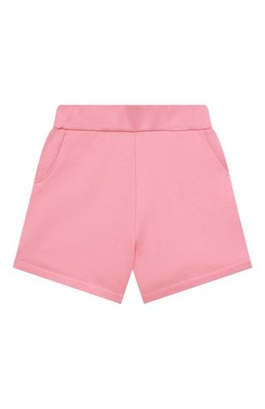 Хлопковые шорты Balmain. Цвет: розовый