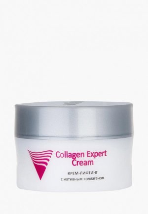 Крем для лица Aravia Professional лифтинг с нативным коллагеном Collagen Expert Cream, 50 мл. Цвет: бирюзовый