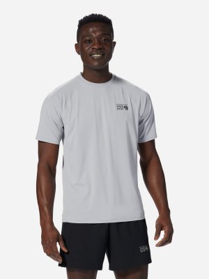 Футболка мужская Crater Lake Short Sleeve, Серый Mountain Hardwear. Цвет: серый