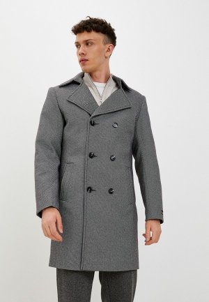 Пальто Misteks design. Цвет: серый