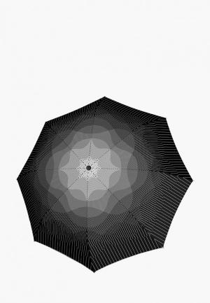 Зонт складной Knirps. Цвет: черный