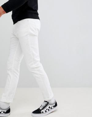 Белые зауженные джинсы Brooklyn Supply Co-Белый Co.