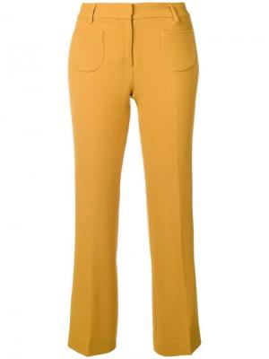 Укороченные прямые брюки L'Autre Chose. Цвет: оранжевый