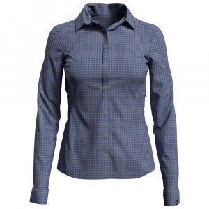 Рубашка с длинным рукавом Kumano Check, синий Odlo