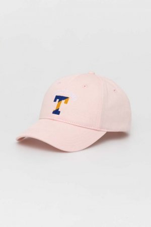 Детская хлопковая шапка с козырьком , розовый Tommy Hilfiger