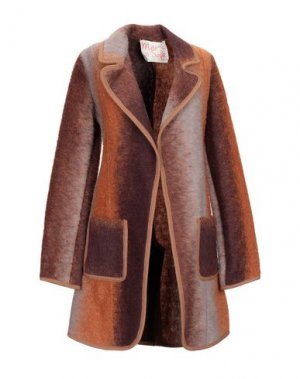 Пальто MARIA DI SOLE. Цвет: коричневый