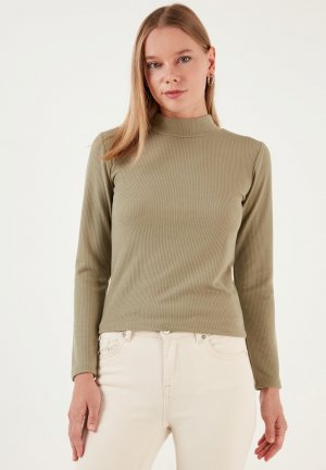 Вязаный свитер SLIM FIT , цвет olive LELA