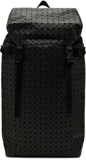 Черный туристический рюкзак , цвет Matte black Bao Issey Miyake
