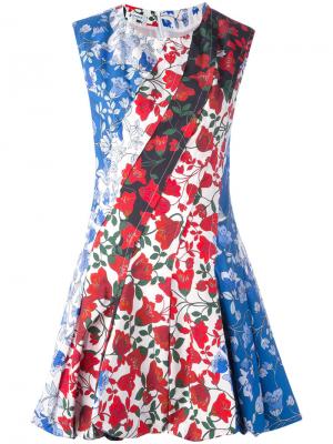 Расклешенное плате с цветочным принтом Dondup. Цвет: многоцветный