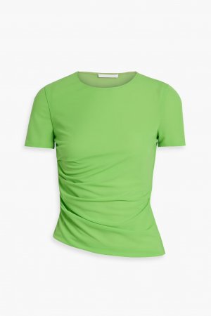 Креповая футболка со сборками, ярко зеленый Helmut Lang