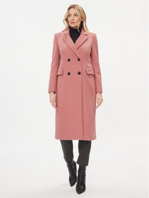 Переходное пальто стандартного кроя Please, розовый PLEASE