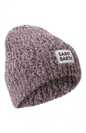 Шерстяная шапка MC2 Saint Barth. Цвет: коричневый