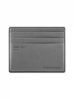 Кредитница унисекс FK-2E серая-classic Flexpocket. Цвет: серый