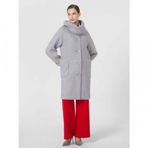 Пальто реглан , размер 52, серый Lo. Цвет: серый