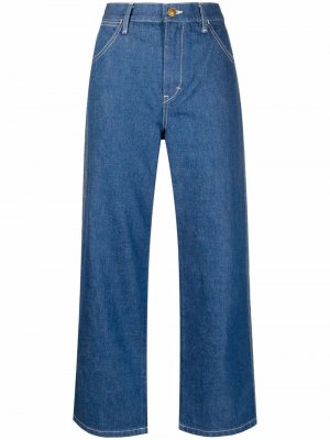 Укороченные джинсы Tory Burch. Цвет: синий