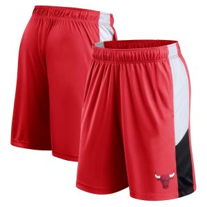 Мужские спортивные шорты с цветными блоками Red Chicago Bulls Champion Rush Fanatics