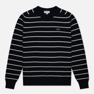 Мужской свитер Core Striped Classic Fit Lacoste. Цвет: синий