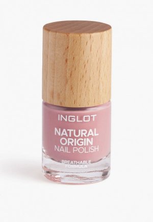 Лак для ногтей Inglot Nail polish natural origin 039 nude mood, 8 мл. Цвет: розовый