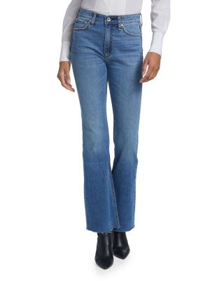 Расклешенные джинсы nina с высокой посадкой Blue rag & bone