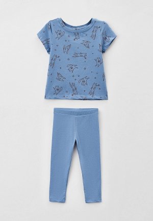 Пижама Sela Exclusive online. Цвет: голубой