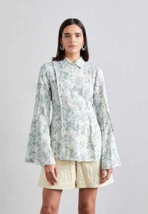Блузка-рубашка VALERY PRINT , цвет green mix Holzweiler