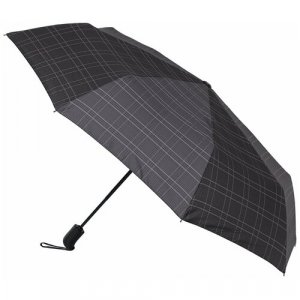 Мини-зонт , серый FABRETTI. Цвет: серый