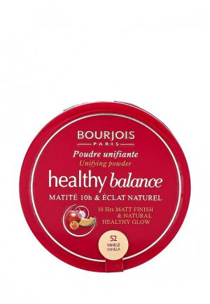 Пудра Bourjois Выравнивающая Компактная Healthy Balance 52 тон vanille