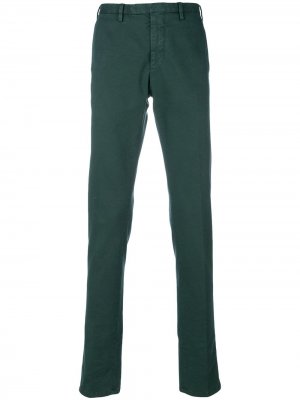 Delloglio классические брюки-чинос Dell'oglio. Цвет: зеленый