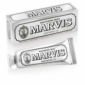 Whitening Отбеливающая зубная паста с мятой 25 мл Marvis